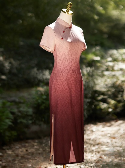 Han Hua Gradient Color Cheongsam