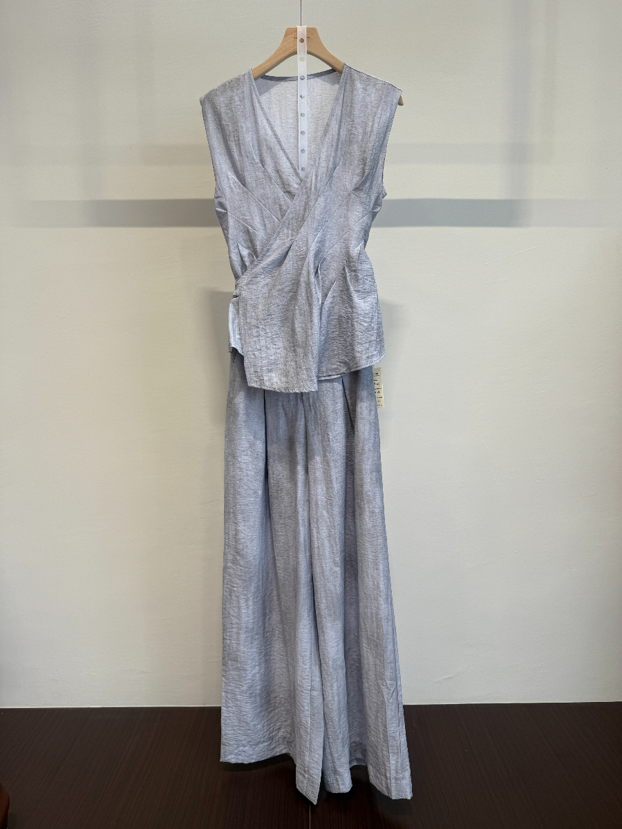 Wrap Top & Pants Set (PTS104)