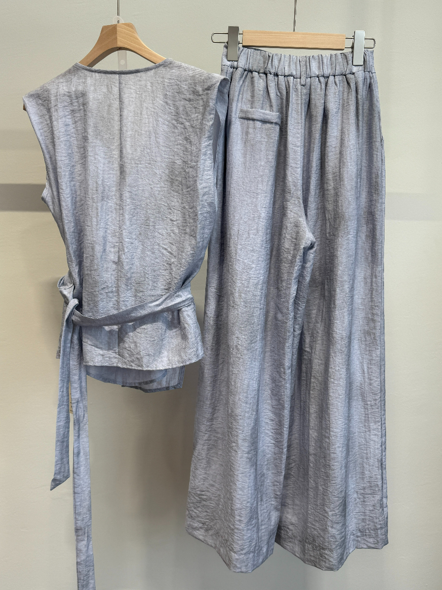 Wrap Top & Pants Set (PTS104)