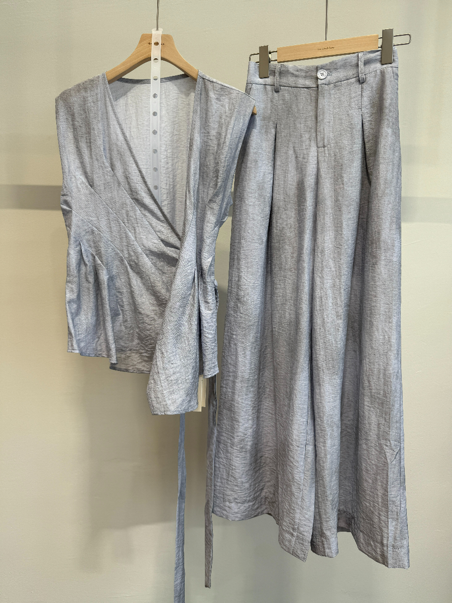 Wrap Top & Pants Set (PTS104)