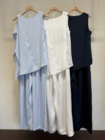 Square Neck Top & Pants Set (PTS103)