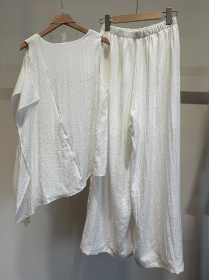 Square Neck Top & Pants Set (PTS103)