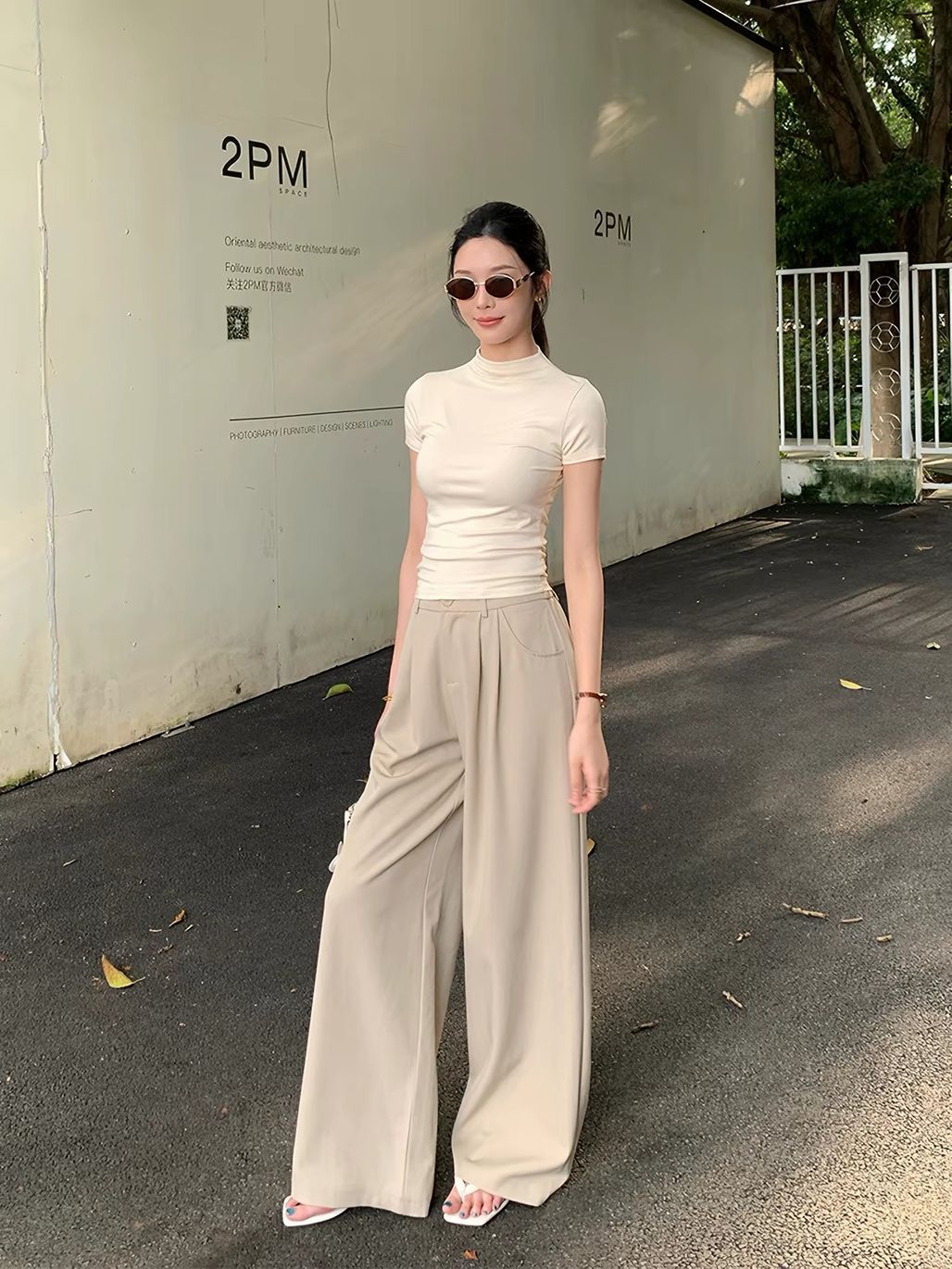 Dania Modal Mock-Neck Top