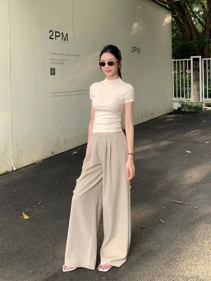 Dania Modal Mock-Neck Top