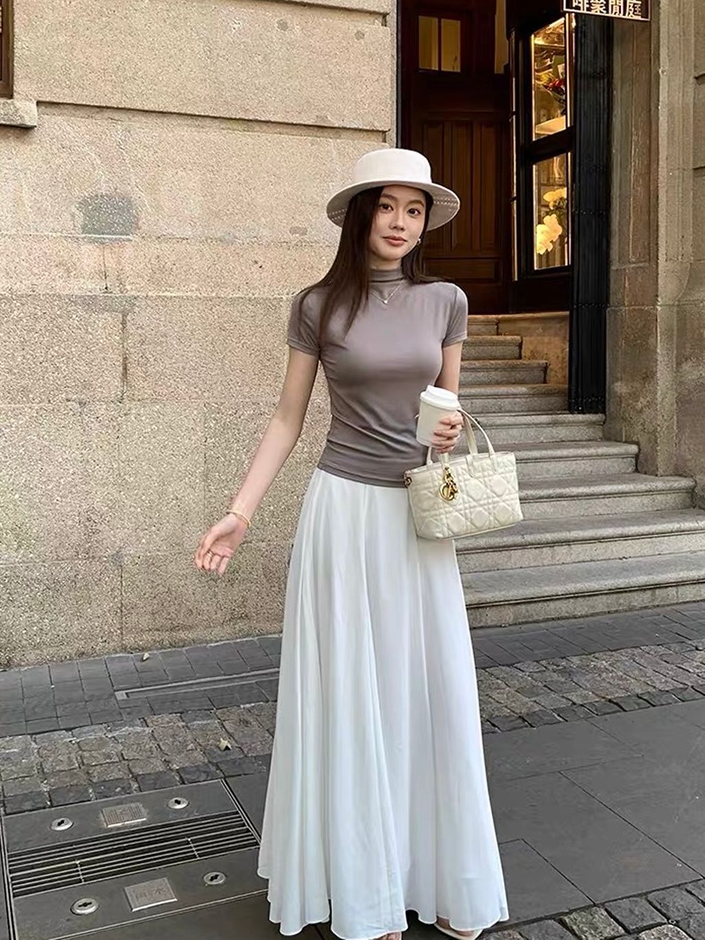 Dania Modal Mock-Neck Top