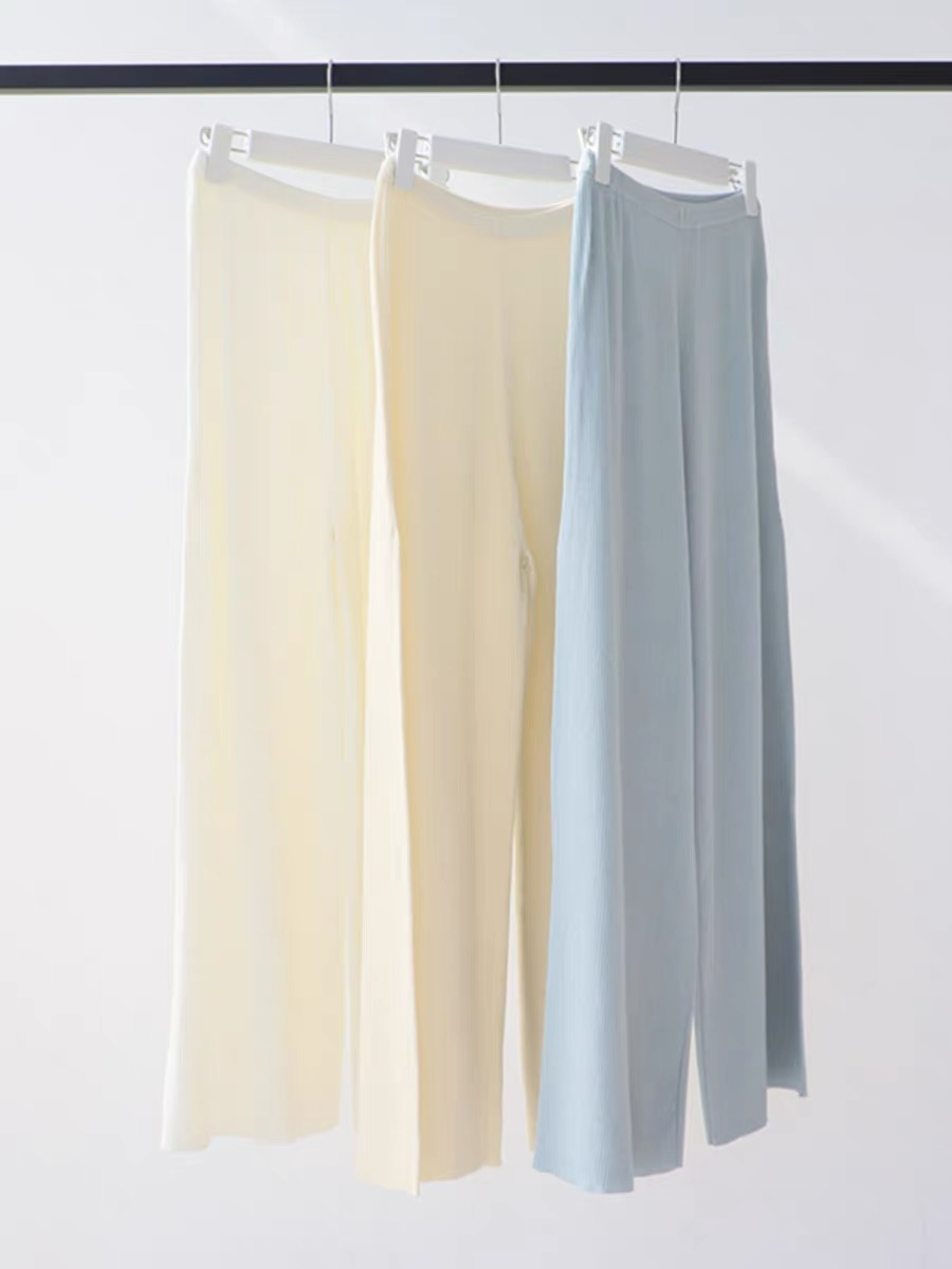 Easton Lyocell Knit Pants-The Black Bow-