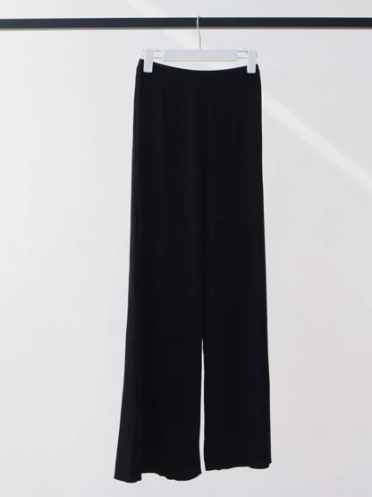 Easton Lyocell Knit Pants-The Black Bow-
