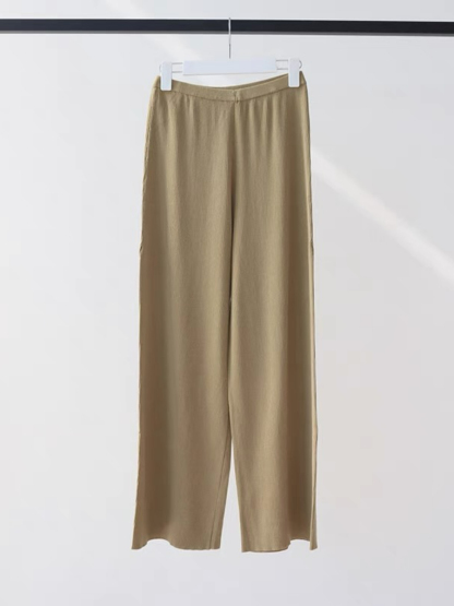 Easton Lyocell Knit Pants-The Black Bow-