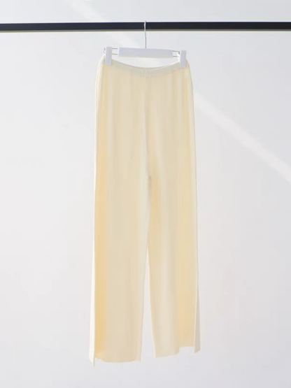 Easton Lyocell Knit Pants-The Black Bow-