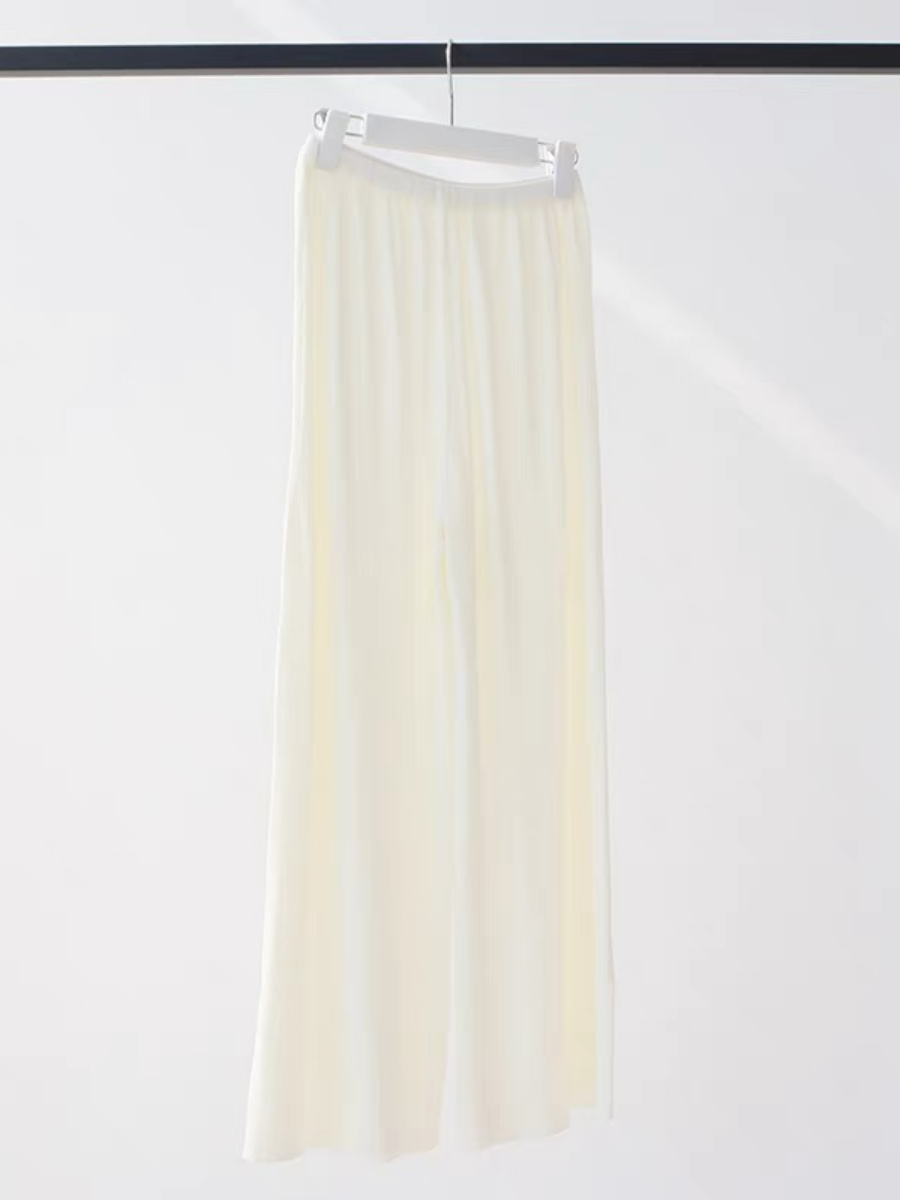 Easton Lyocell Knit Pants-The Black Bow-