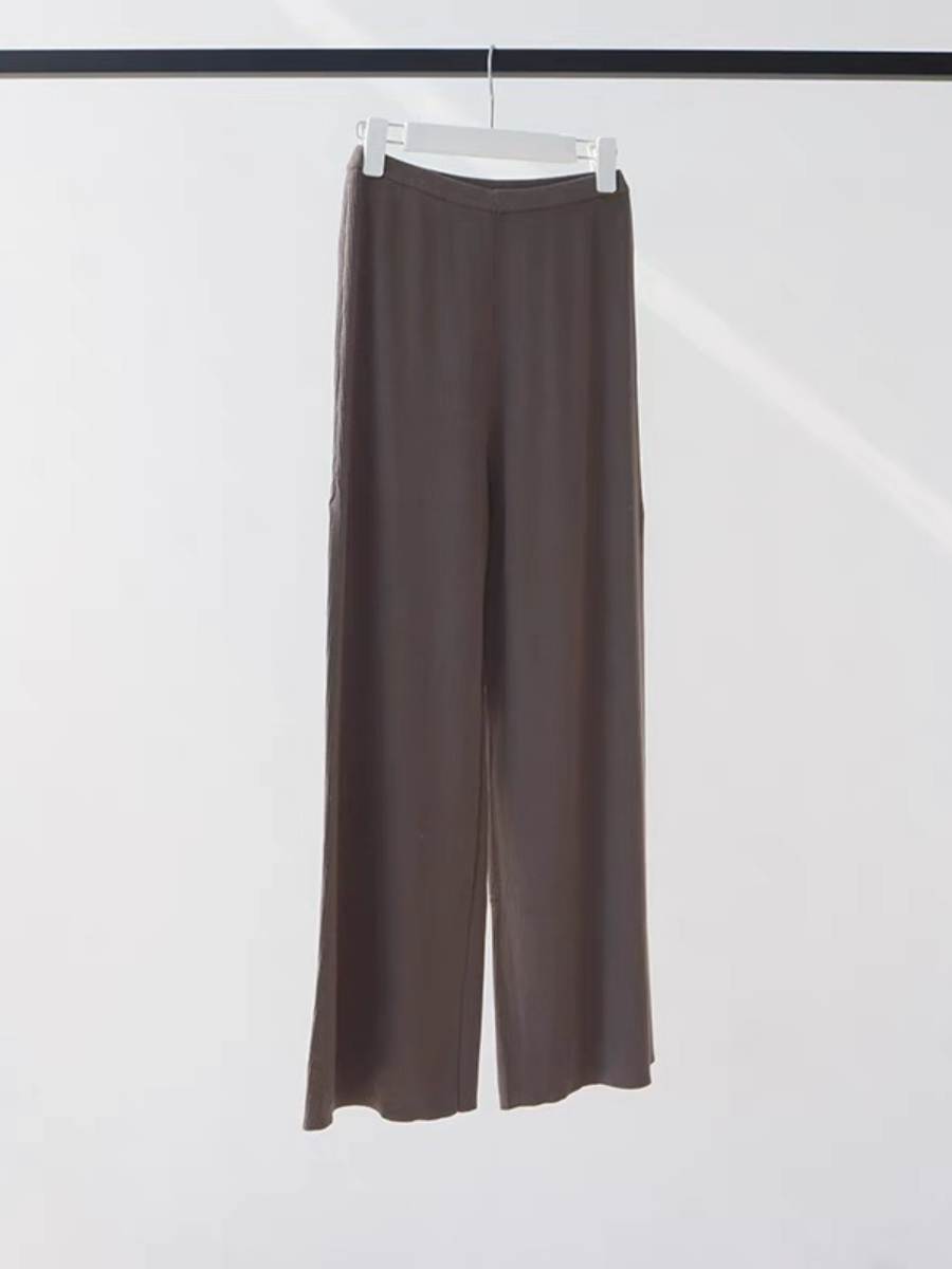 Easton Lyocell Knit Pants-The Black Bow-