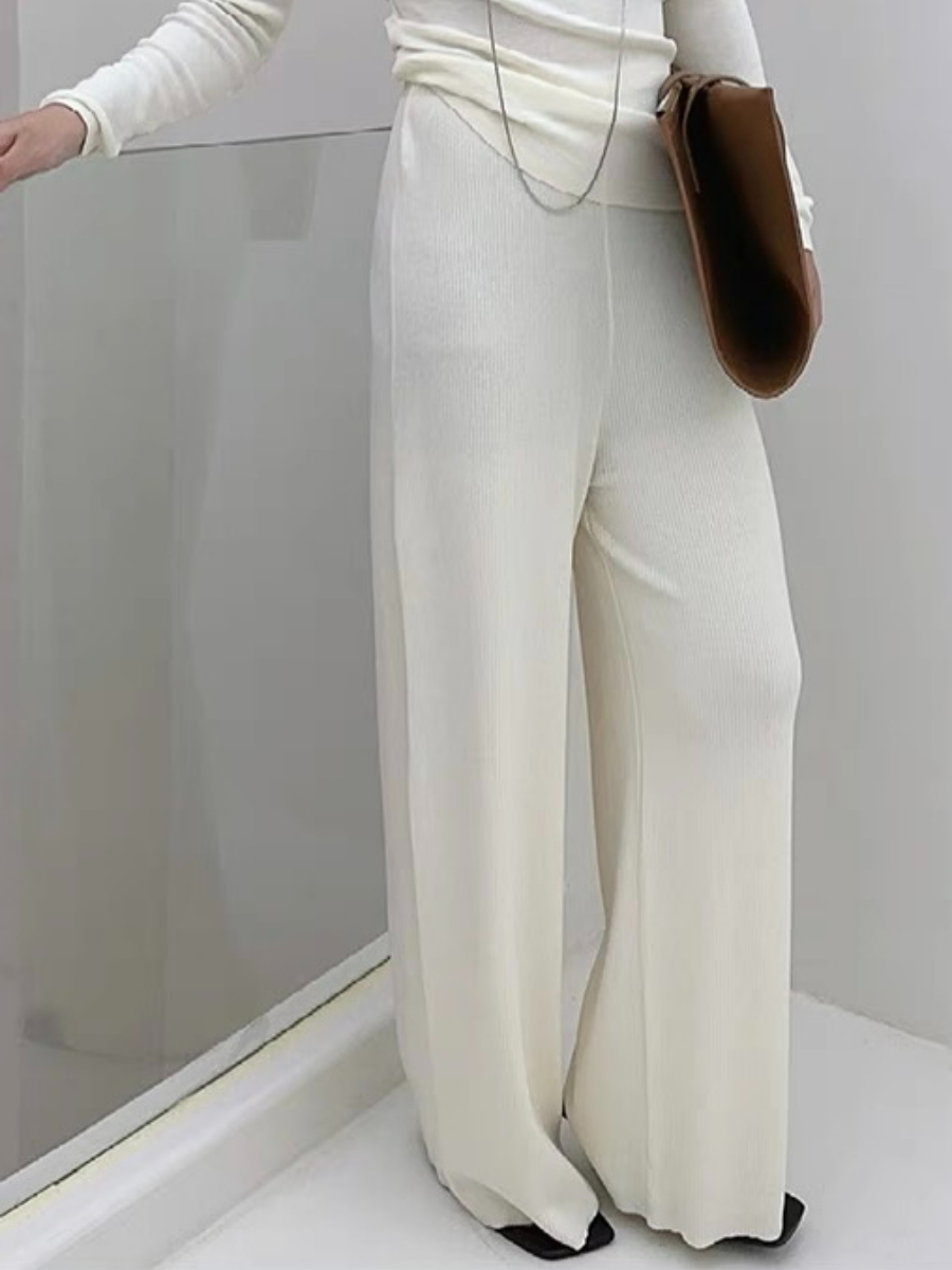 Easton Lyocell Knit Pants-The Black Bow-