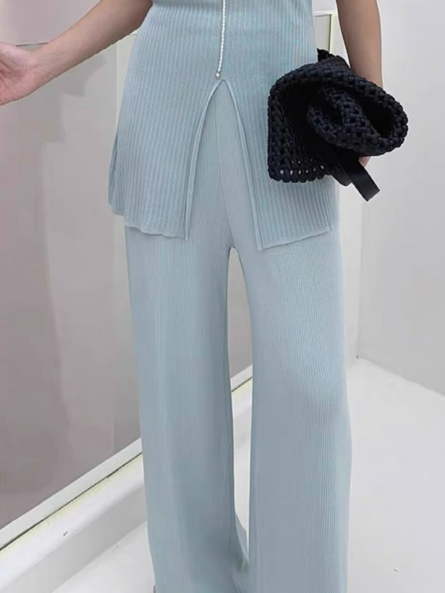 Easton Lyocell Knit Pants-The Black Bow-