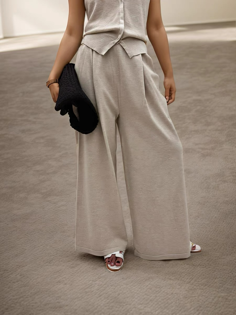 Elliot Knit Culottes-The Black Bow-