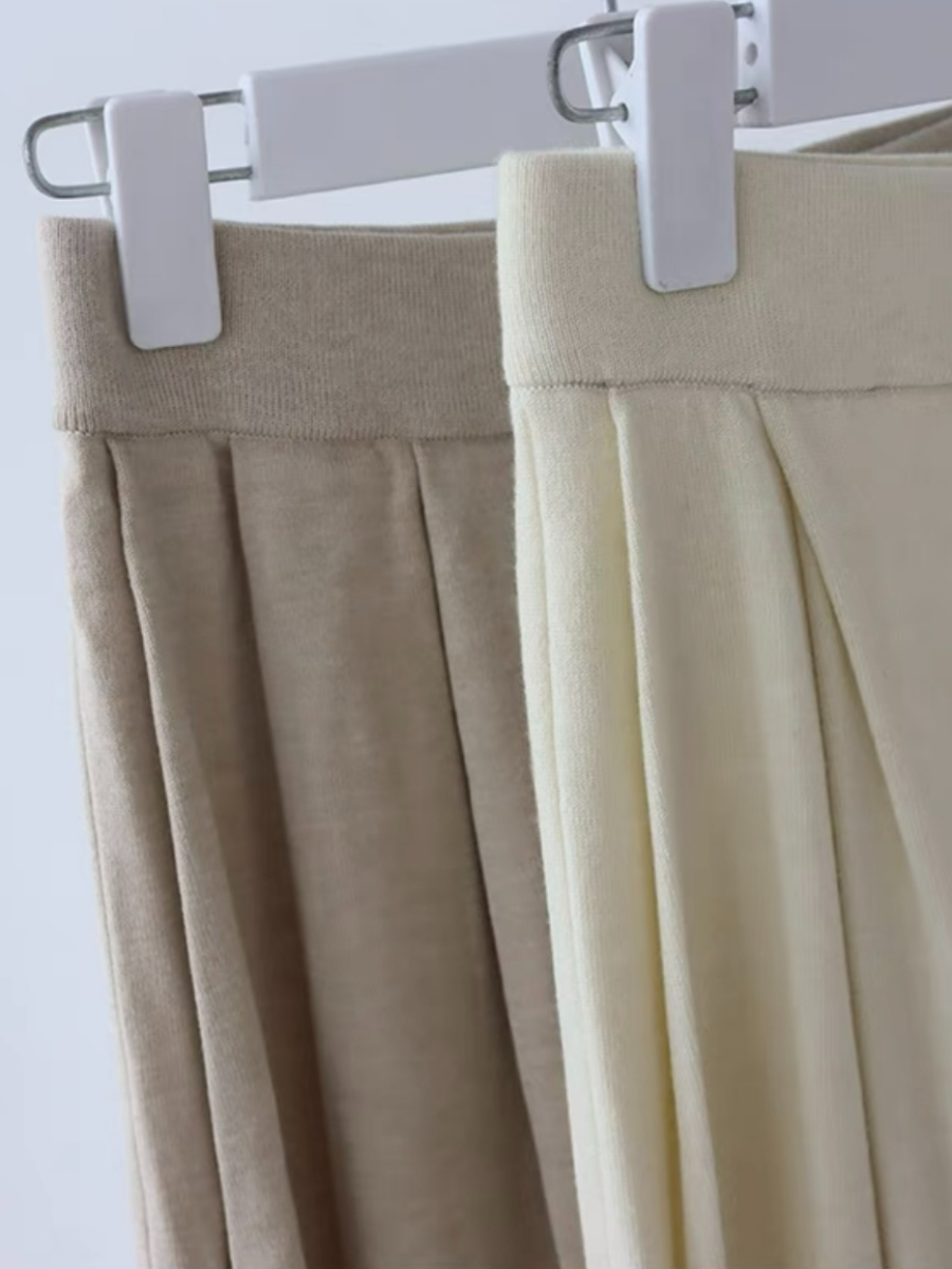 Elliot Knit Culottes-The Black Bow-