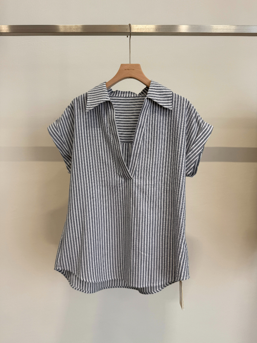 Stripe Collar Top (TP103)