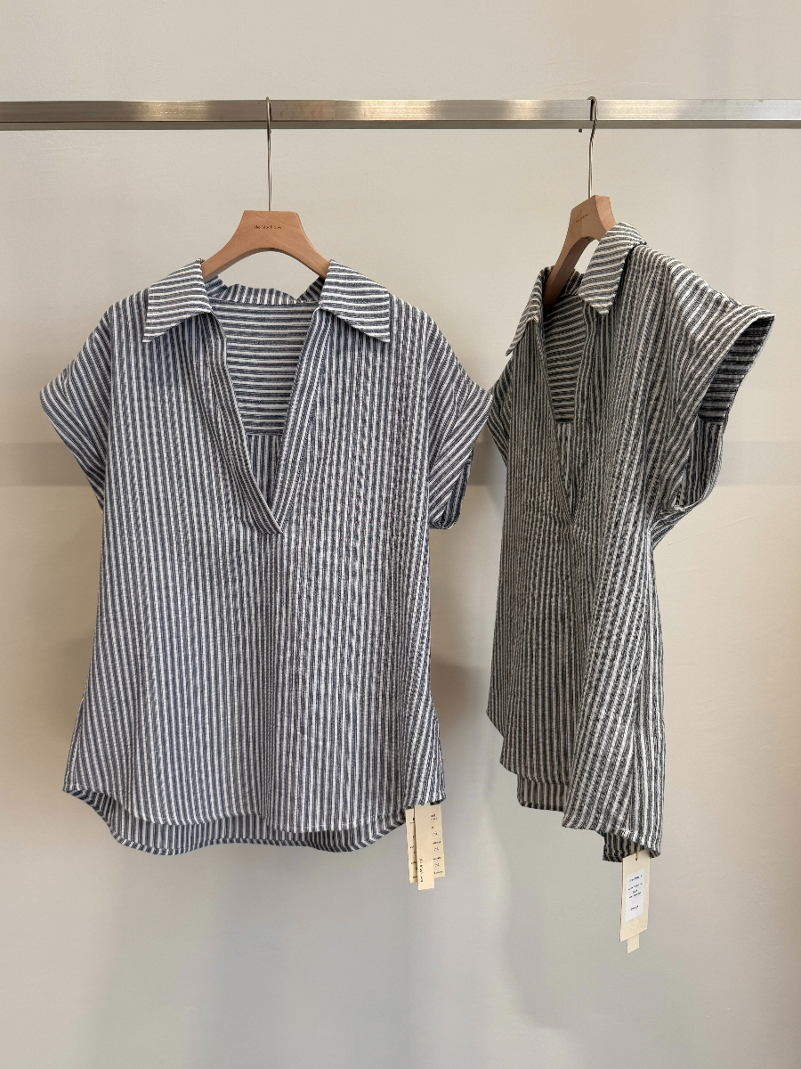 Stripe Collar Top (TP103)