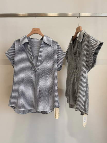 Stripe Collar Top (TP103)