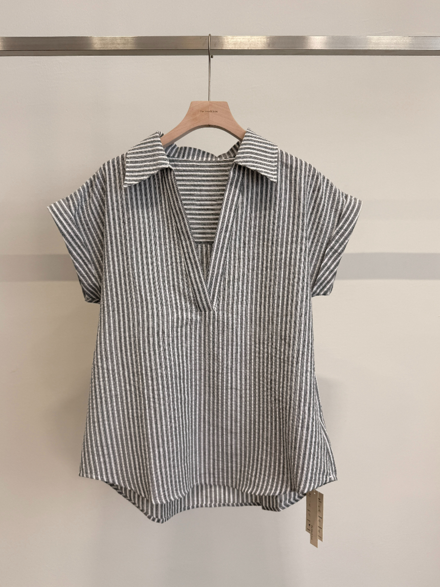 Stripe Collar Top (TP103)