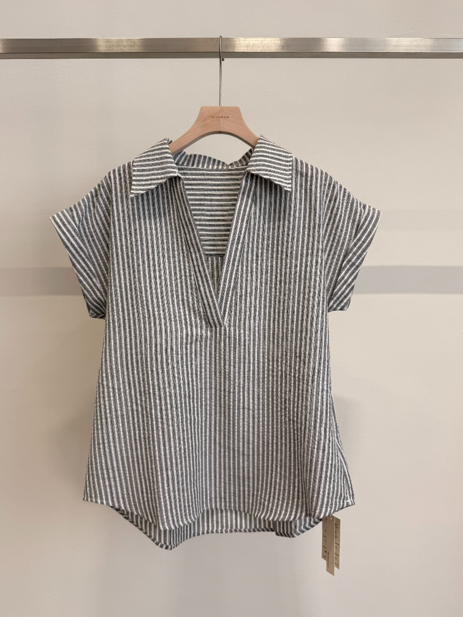 Stripe Collar Top (TP103)
