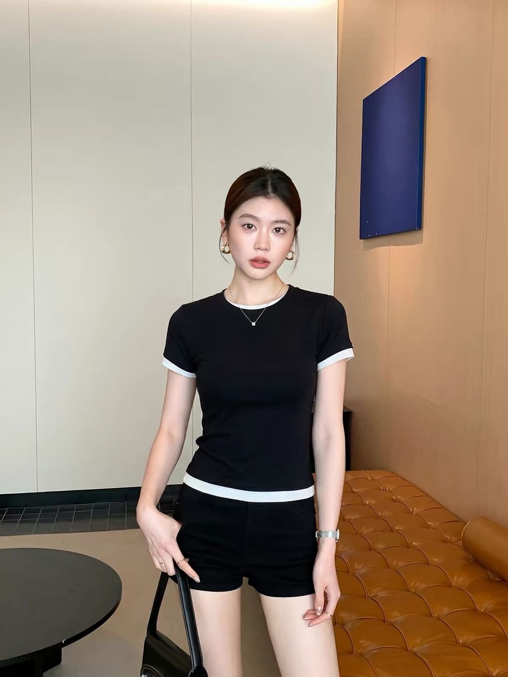 Donnie Color Binding Top