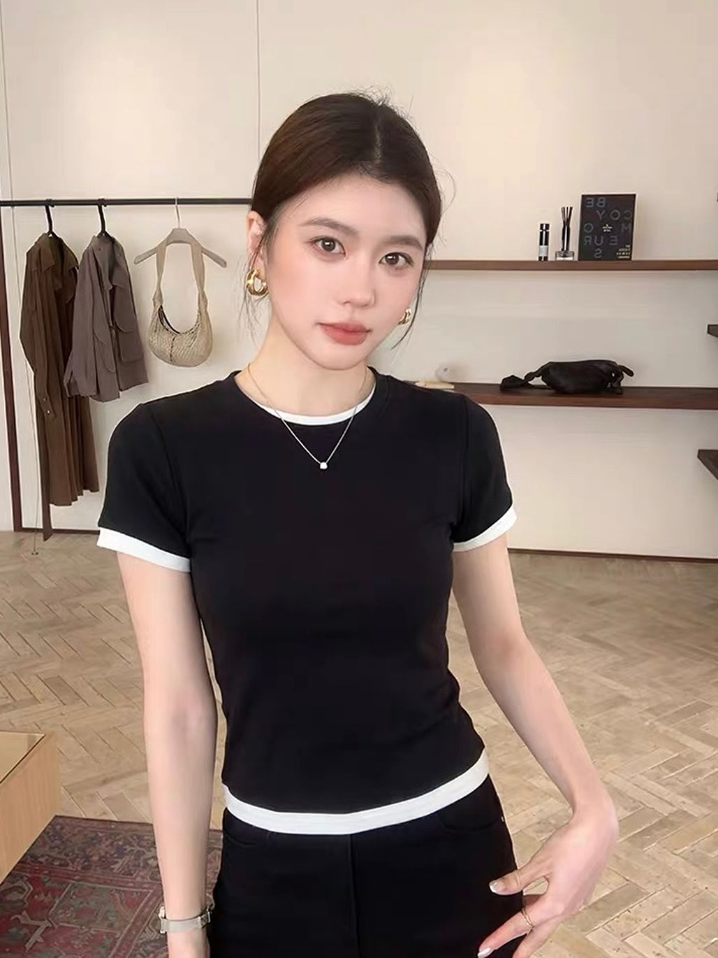Donnie Color Binding Top