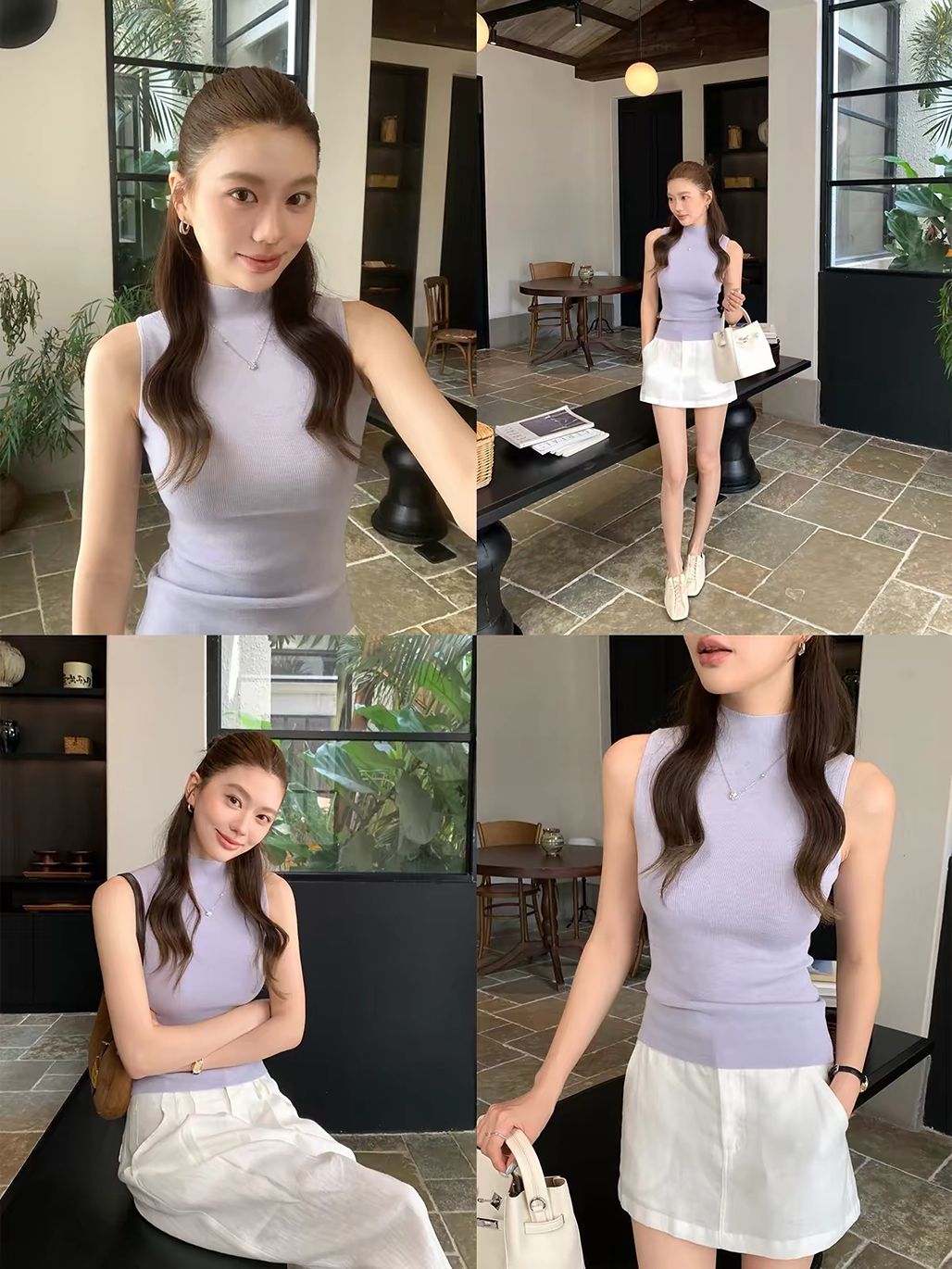 Dicinity High Neck Sleeveless Top