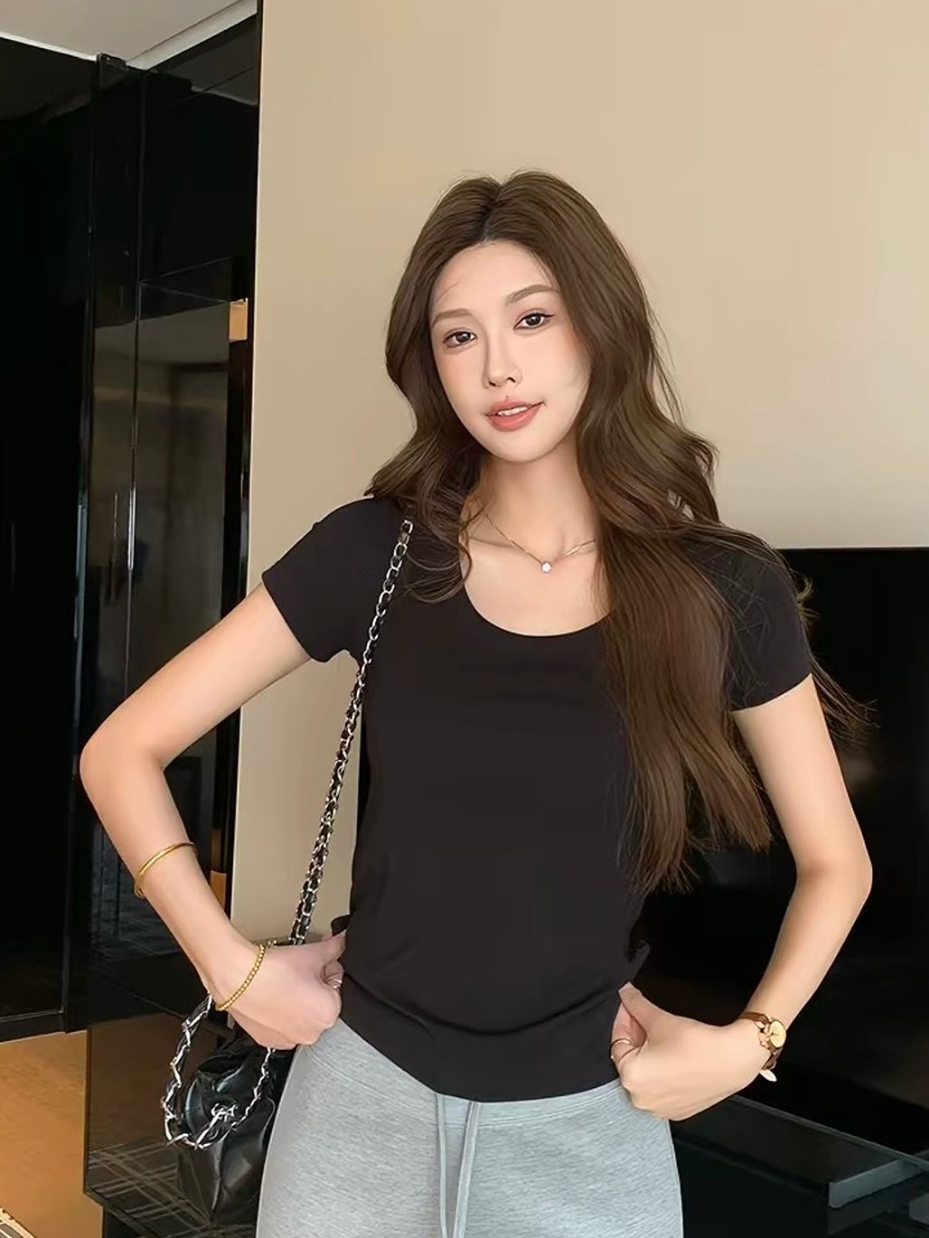 Desi Round Neck Basic Tee