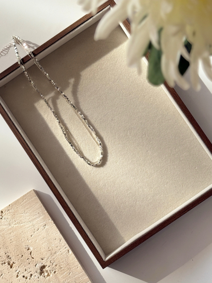 Seul-Gi Double Layer Shimmering Necklace