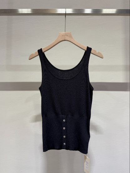 U-Neck Singlet with Waist Button (TP106)