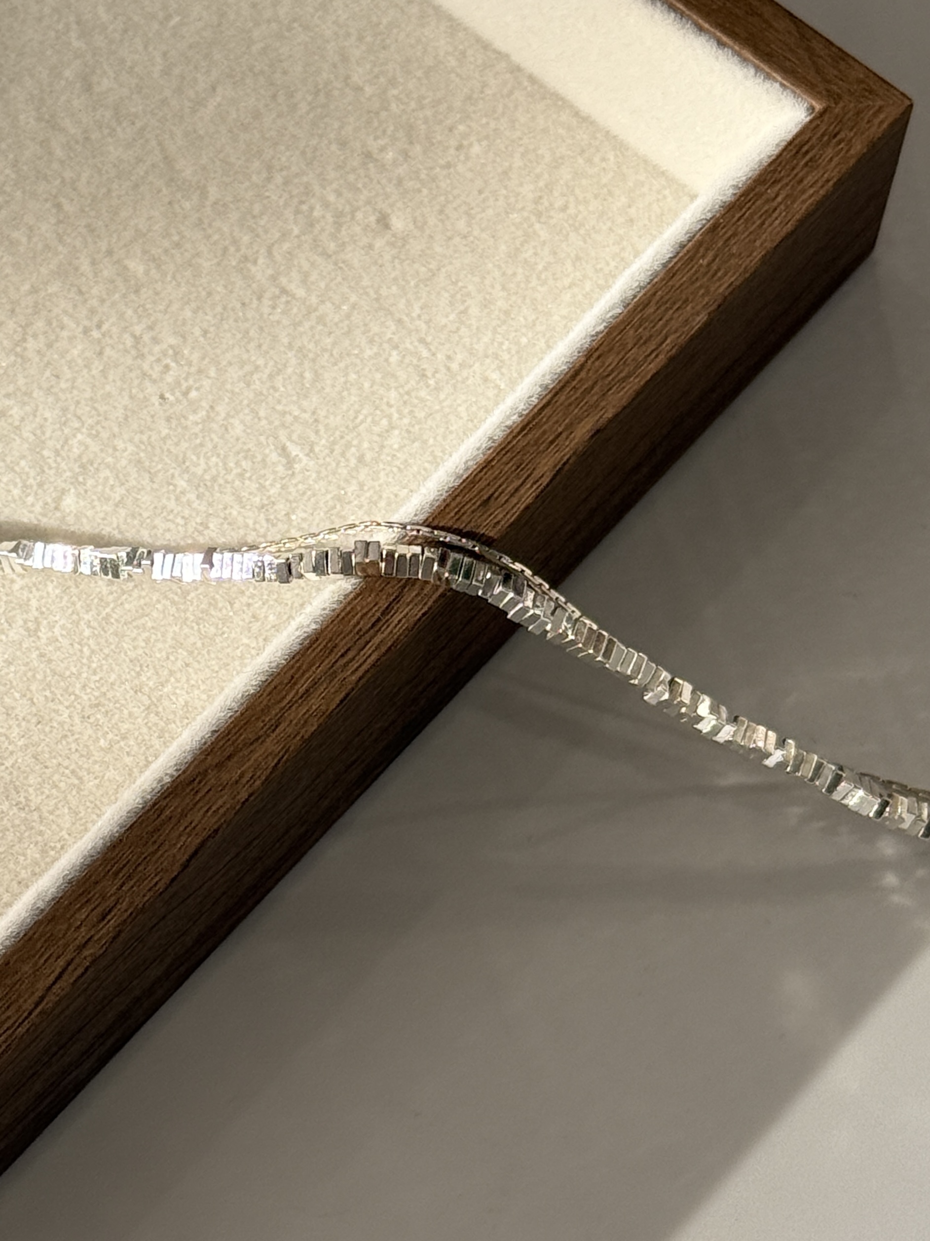 Seul-Gi Double Layer Shimmering Necklace
