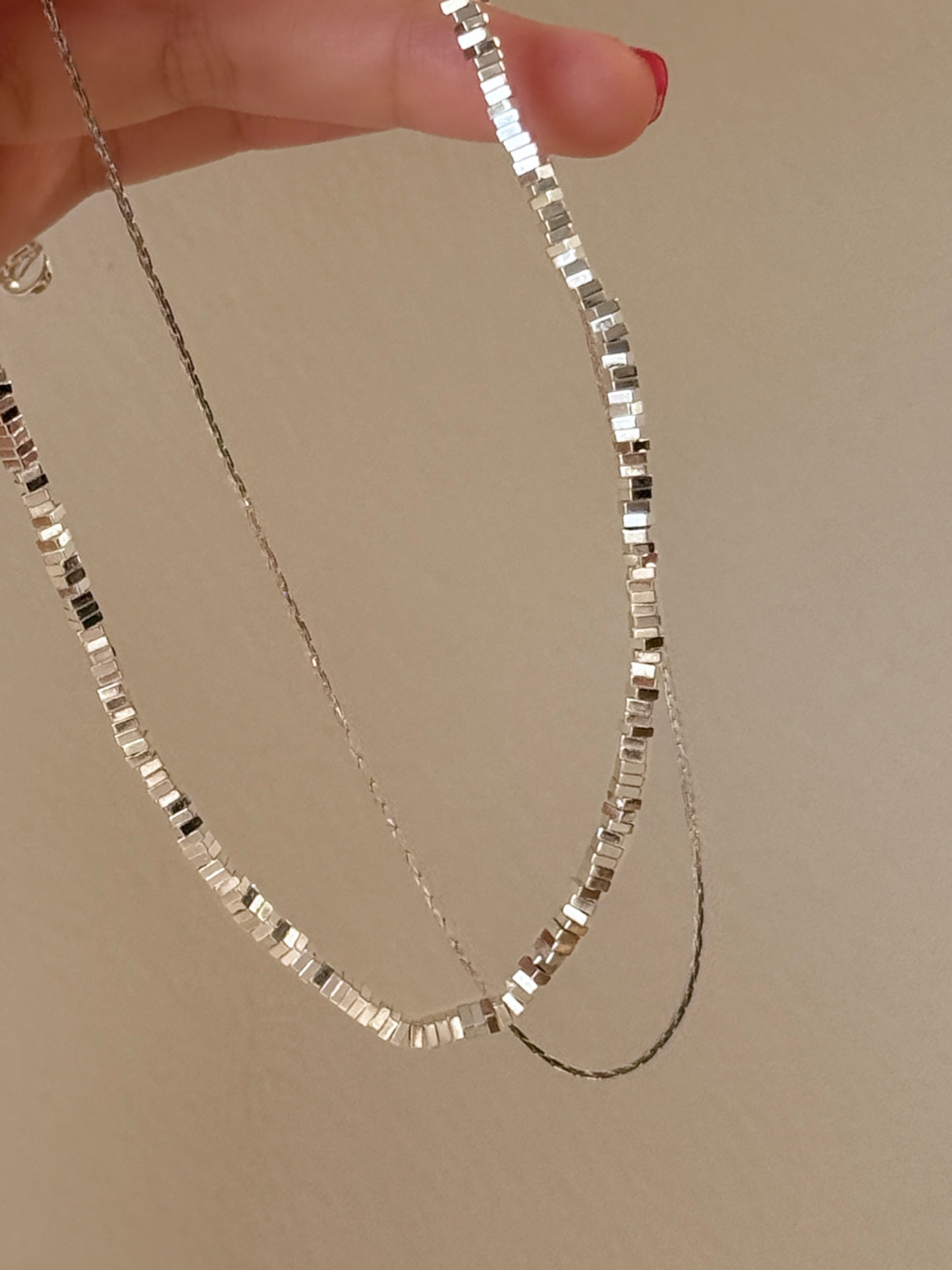 Seul-Gi Double Layer Shimmering Necklace