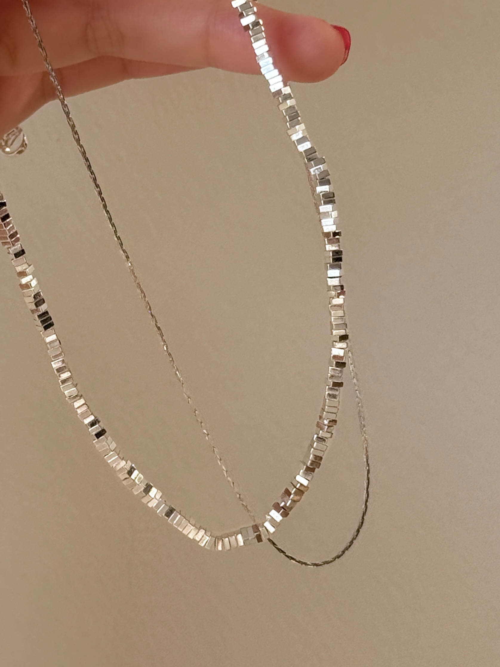 Seul-Gi Double Layer Shimmering Necklace