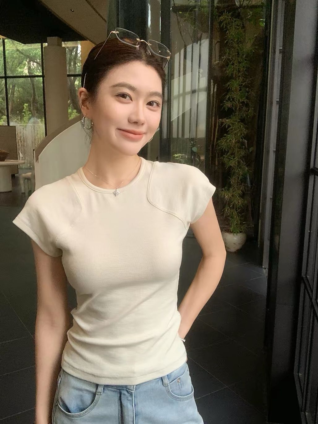 Danao Cape Sleeve Top