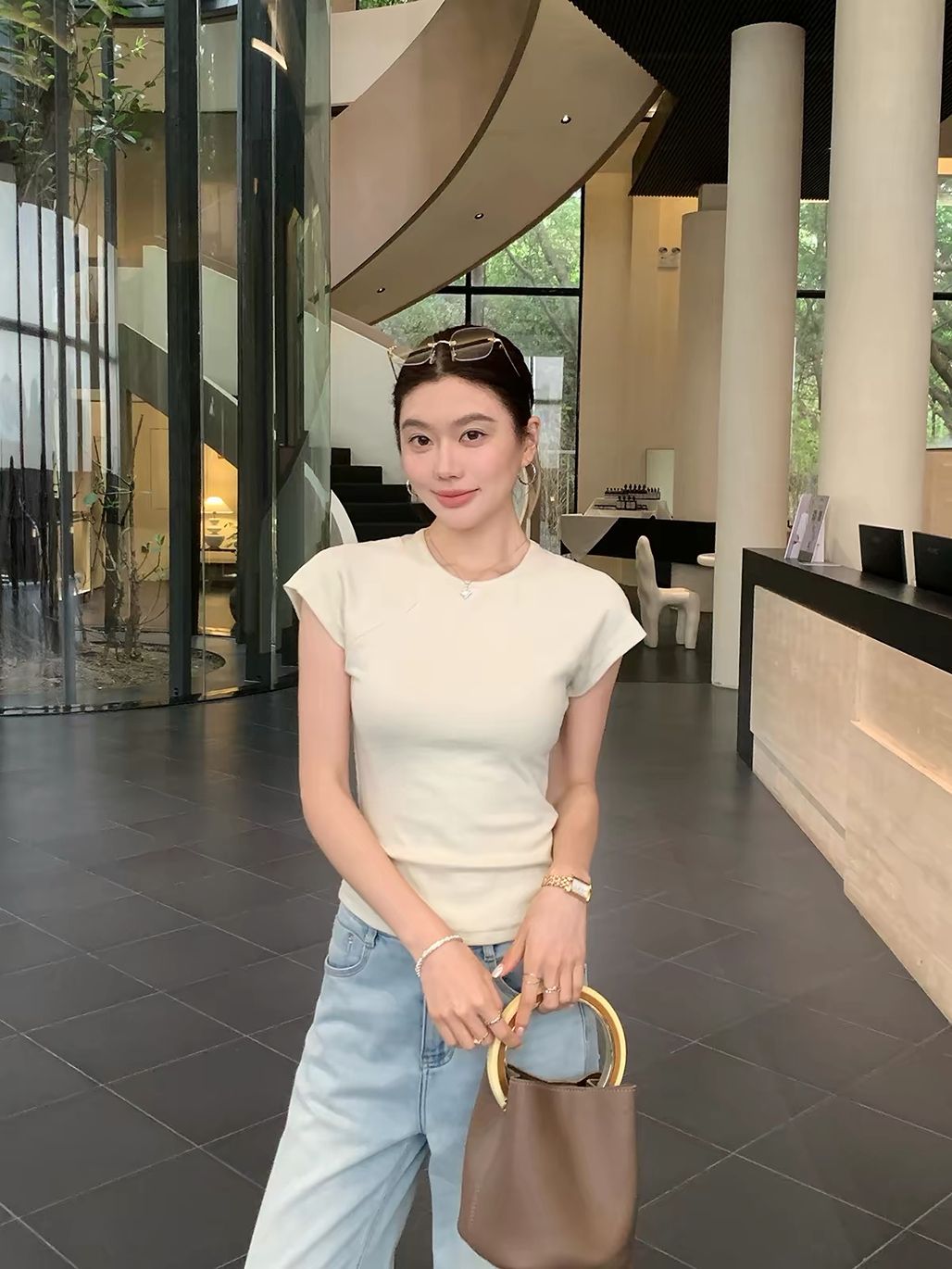 Danao Cape Sleeve Top