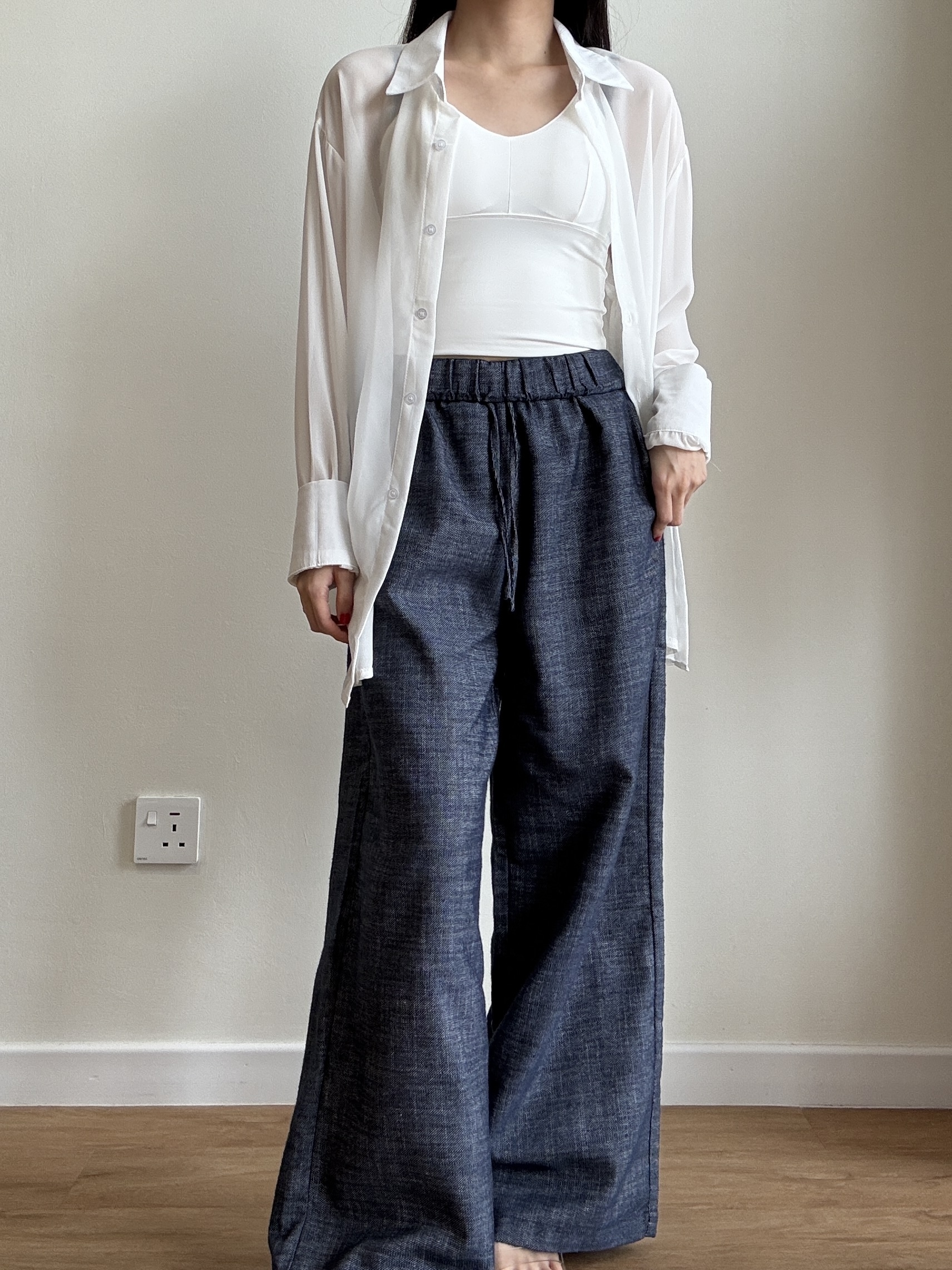 Lala Sheer Chiffon Shirt