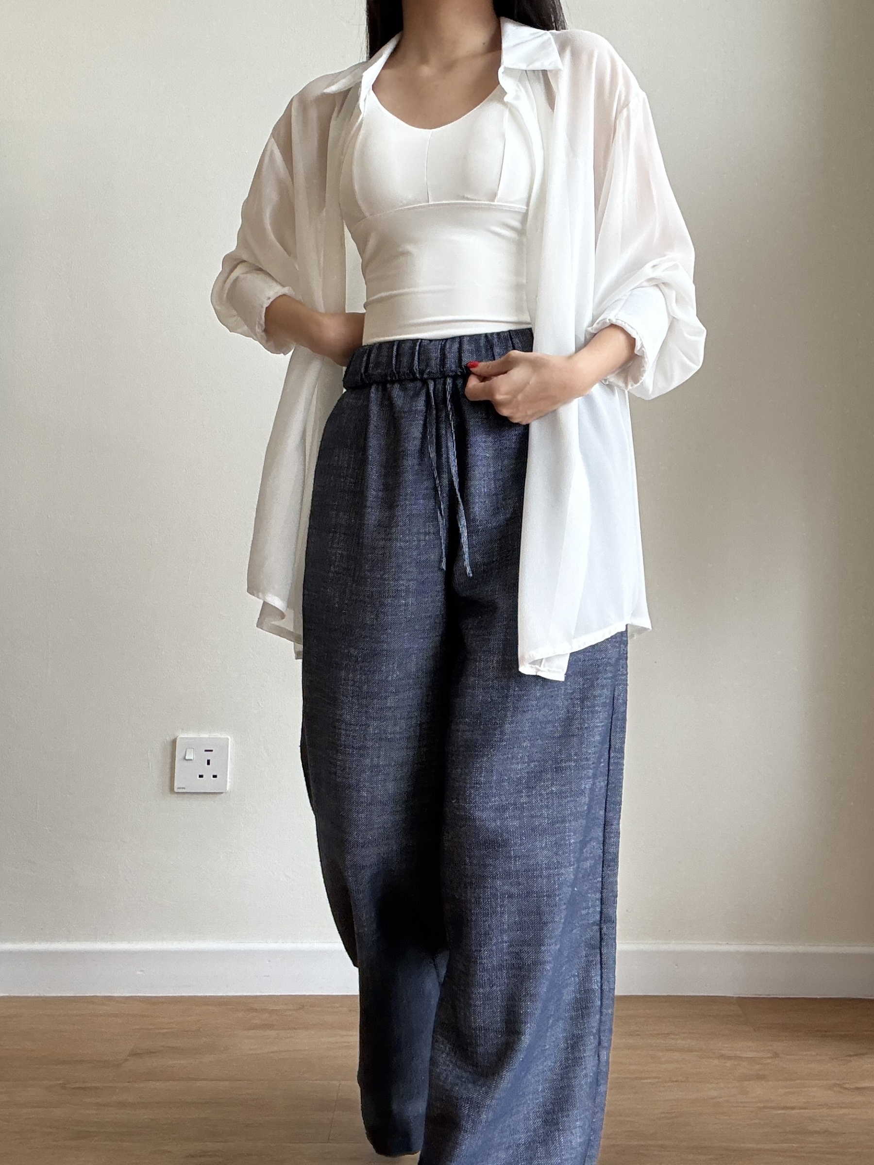 Lala Sheer Chiffon Shirt