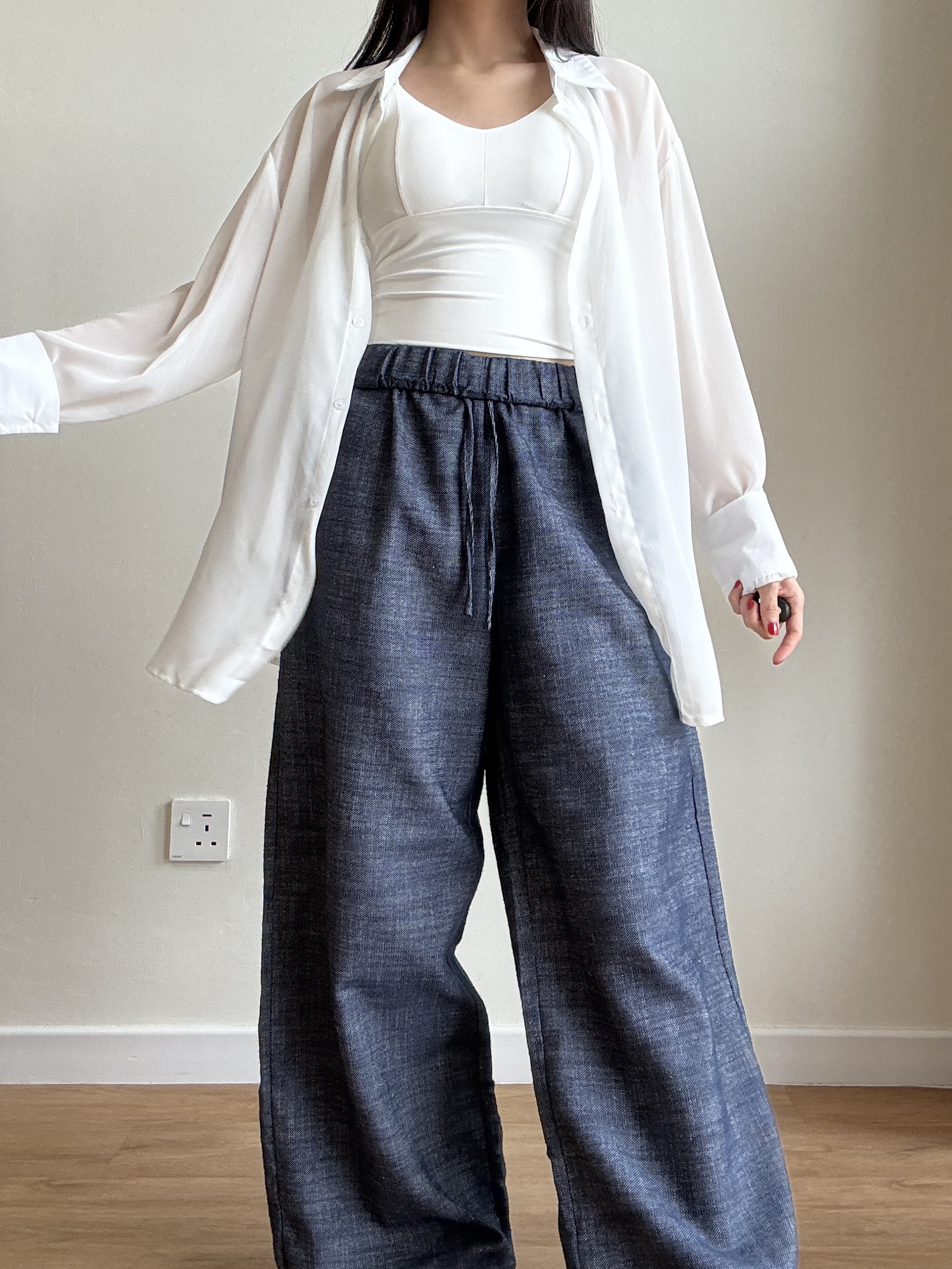 Lala Sheer Chiffon Shirt