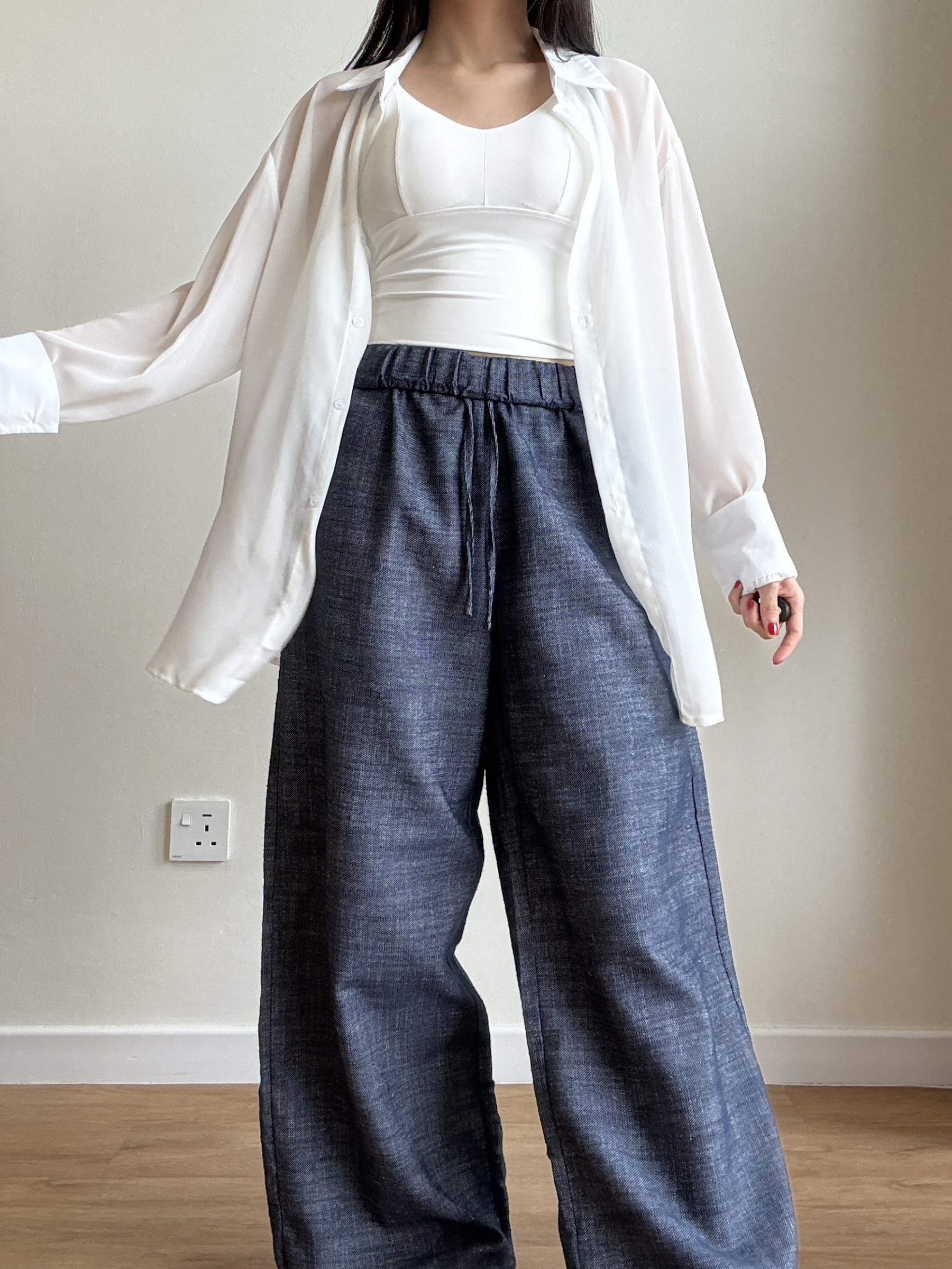 Lala Sheer Chiffon Shirt