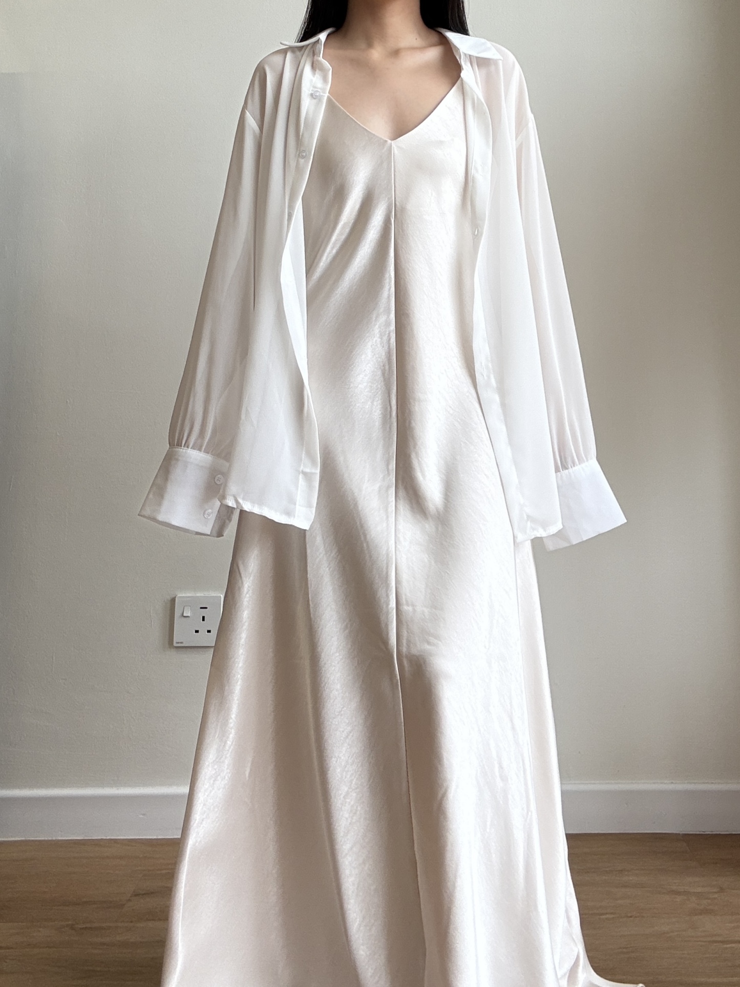 Lala Sheer Chiffon Shirt