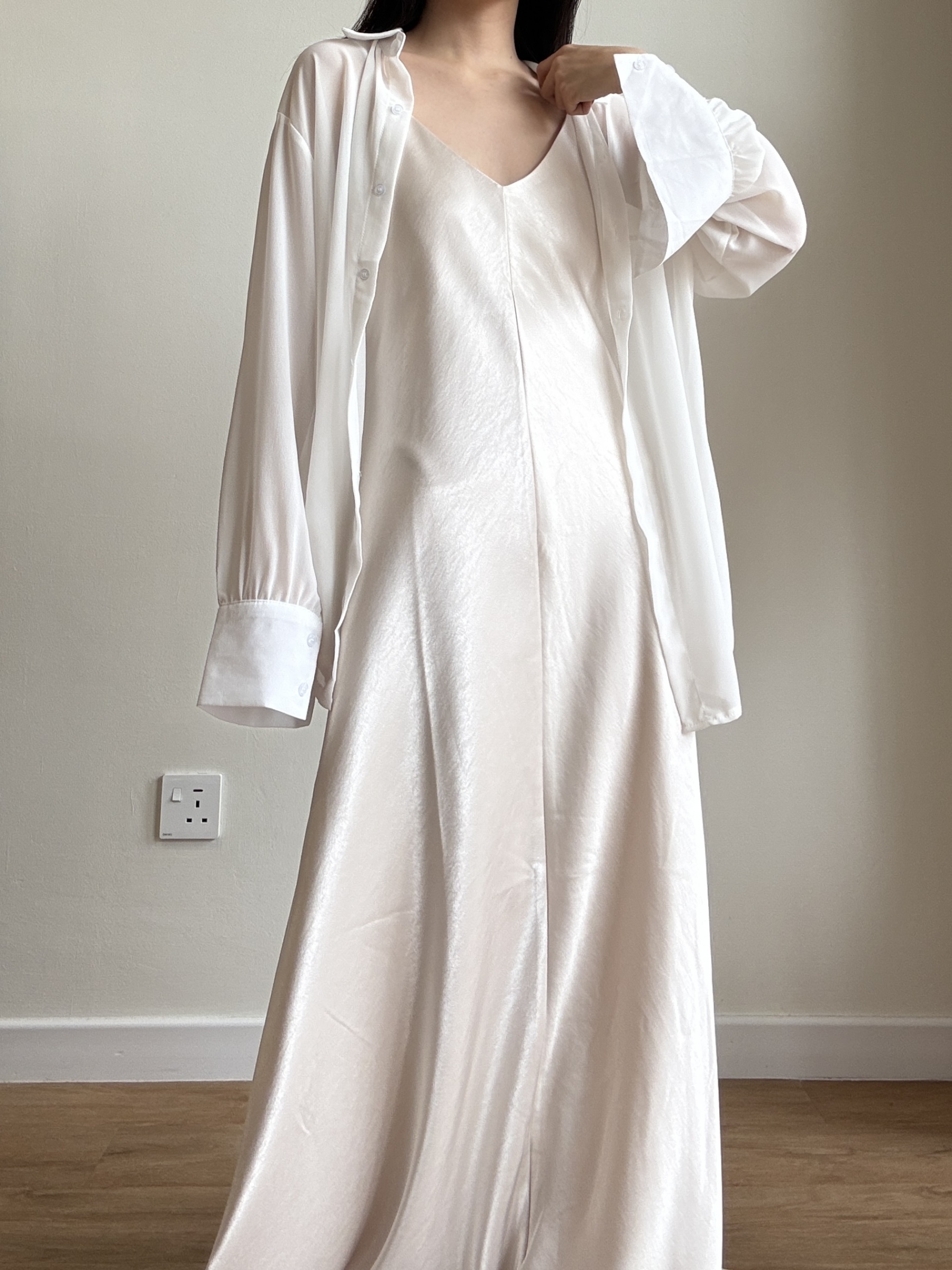 Lala Sheer Chiffon Shirt