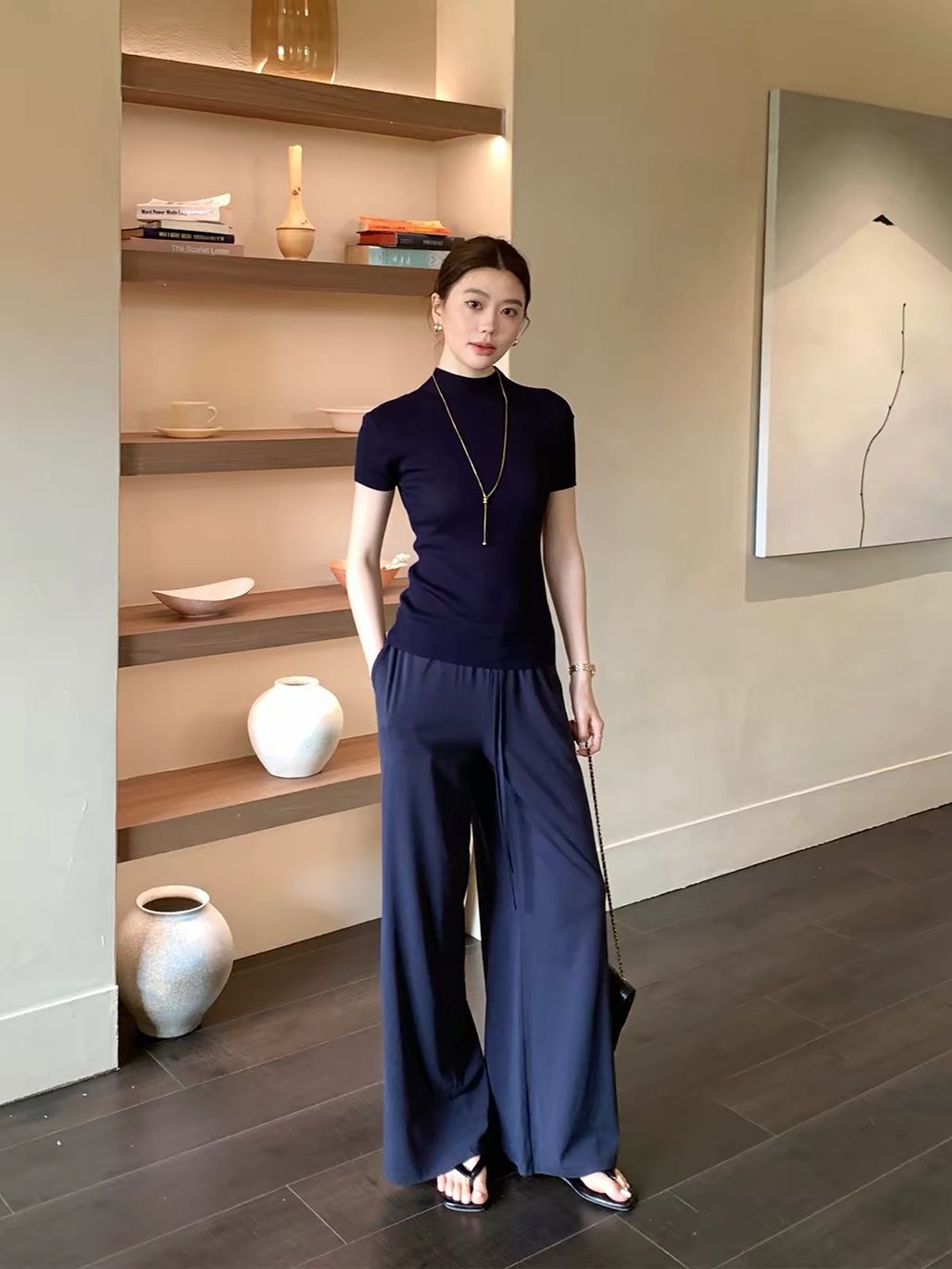 Davignon Mock Neck Top