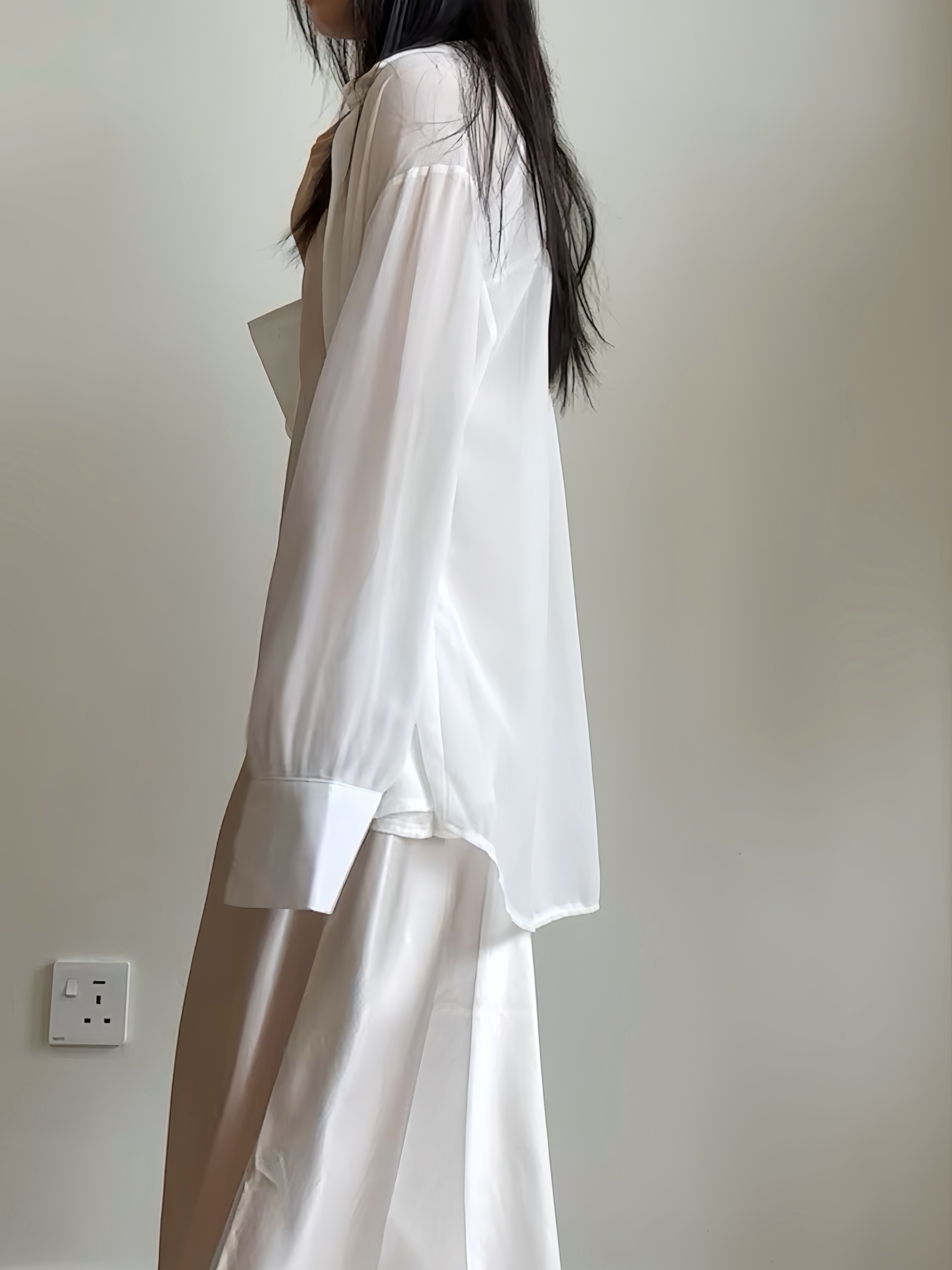 Lala Sheer Chiffon Shirt