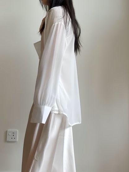 Lala Sheer Chiffon Shirt