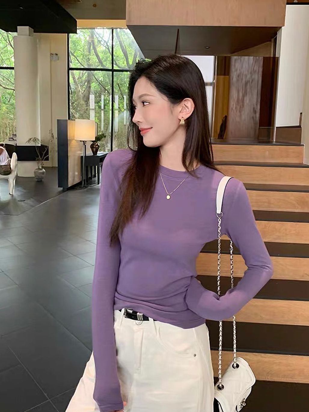 Drifa Round Neck Long Sleeve Top