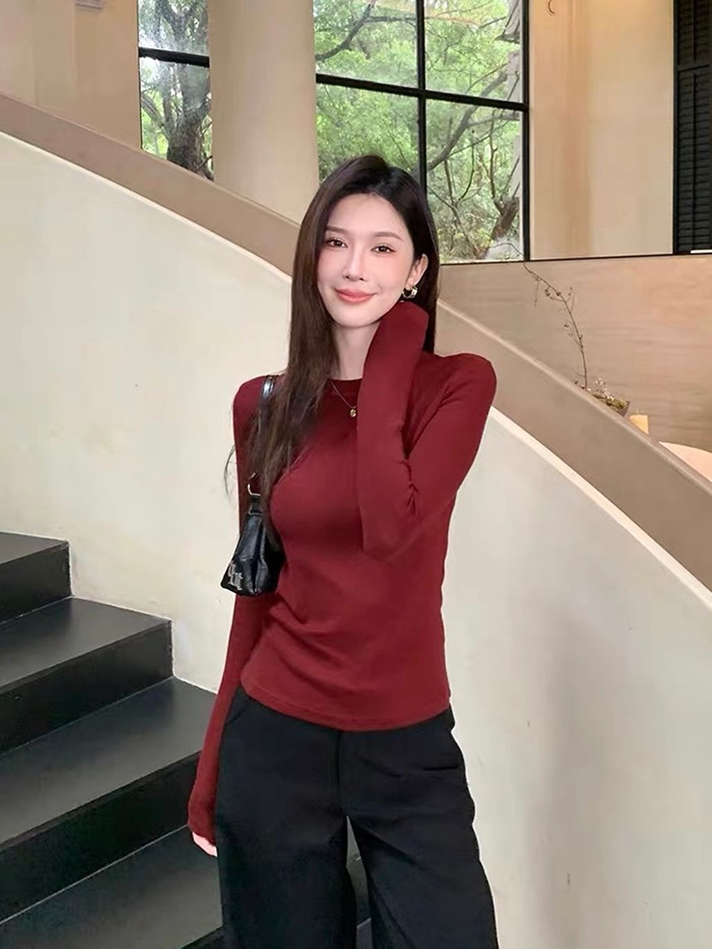 Drifa Round Neck Long Sleeve Top