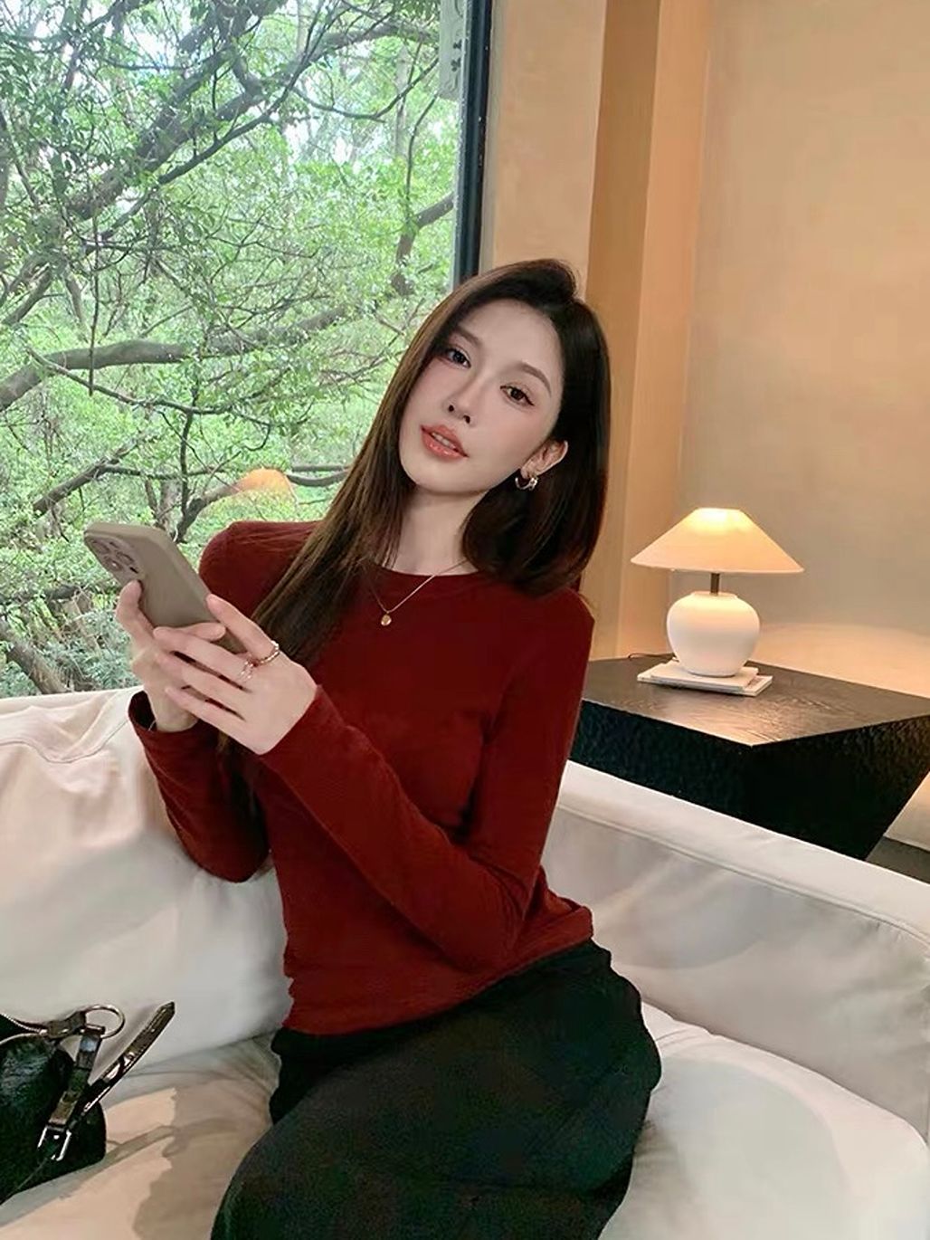 Drifa Round Neck Long Sleeve Top