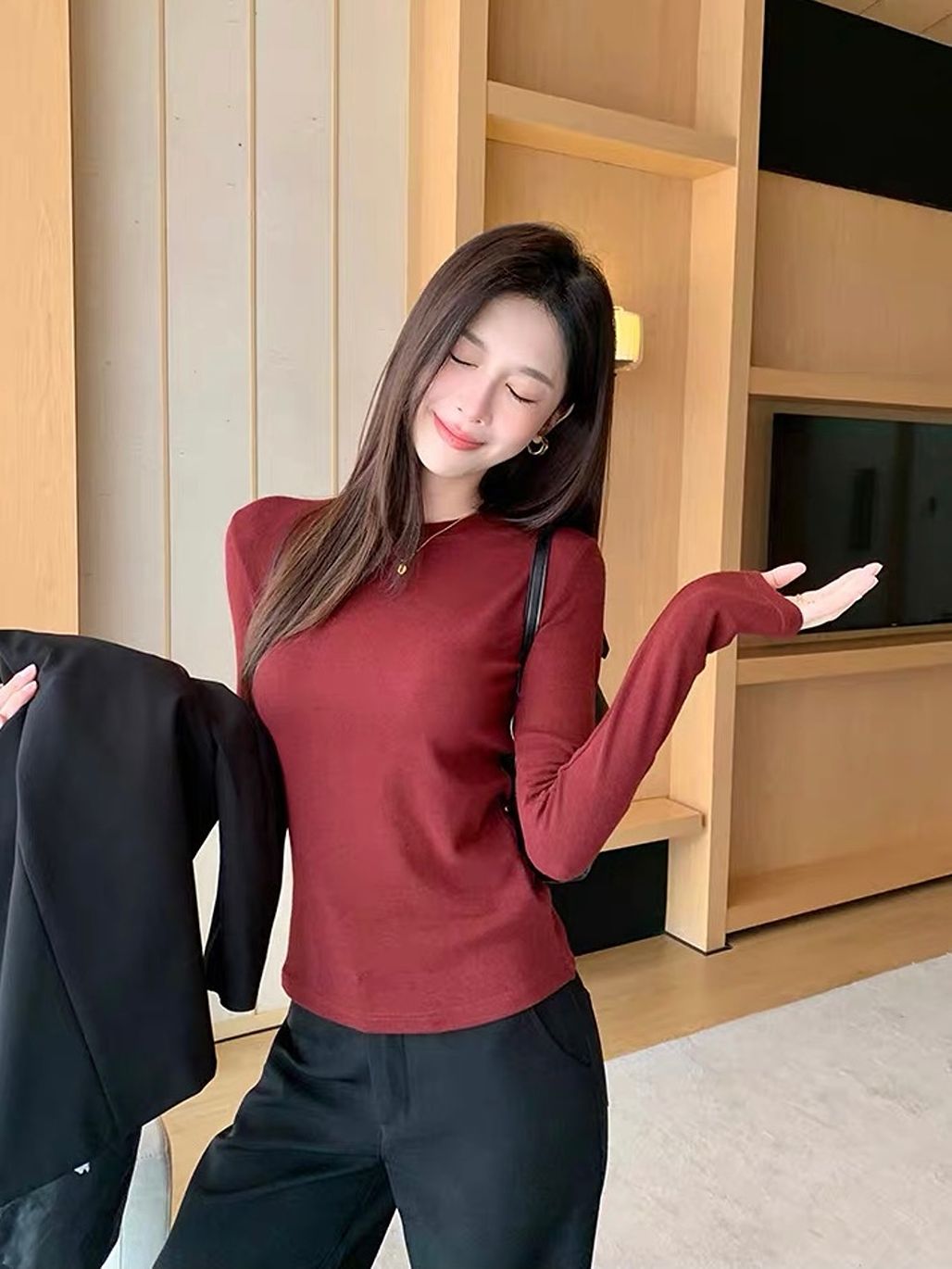 Drifa Round Neck Long Sleeve Top