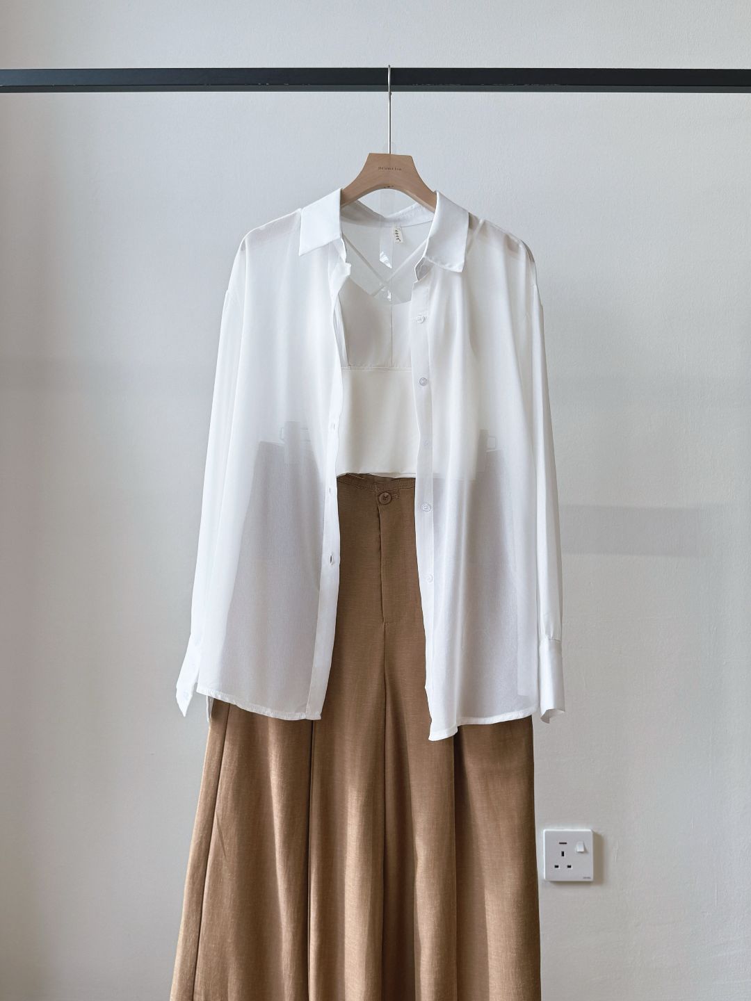Lala Sheer Chiffon Shirt