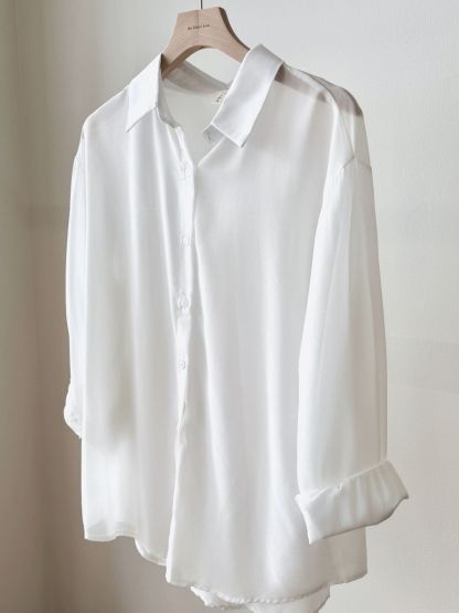 Lala Sheer Chiffon Shirt